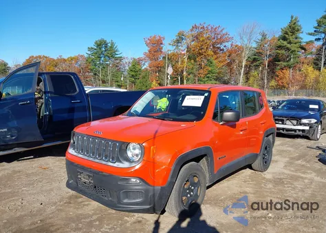 2016 Jeep Renegade Sport from USA, damaged, VIN ZACCJAAT8GPE17301